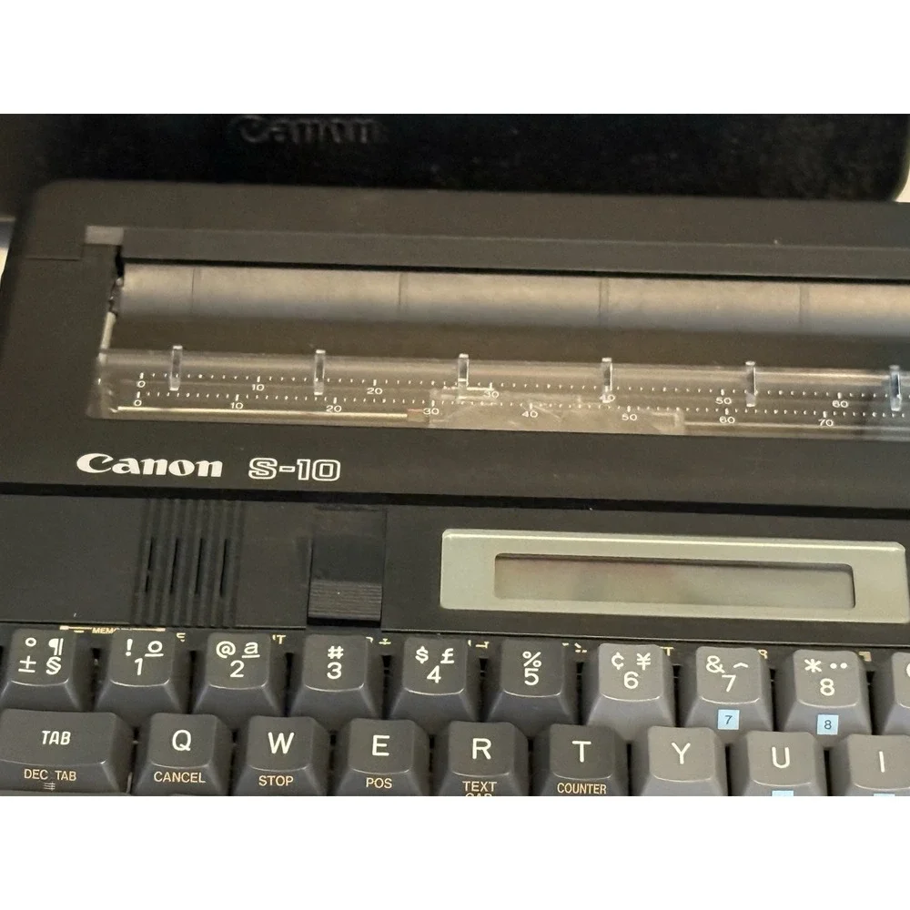 Electronic Typewriter CANON S-10 ,‎ Good Condition, Needs Power Cord